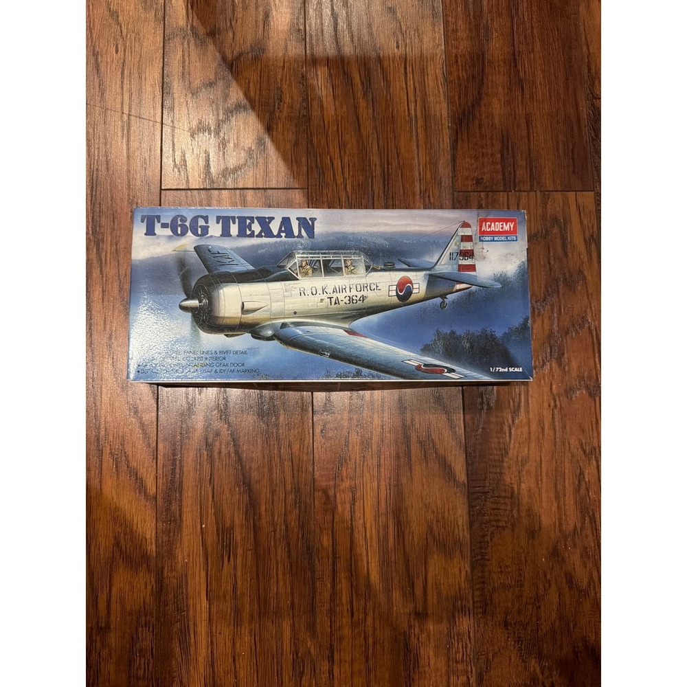 Academy T-6G Texan 1/72 Scale Model Kit FA162 1662 ROKAF USAF IDF/AF Markings